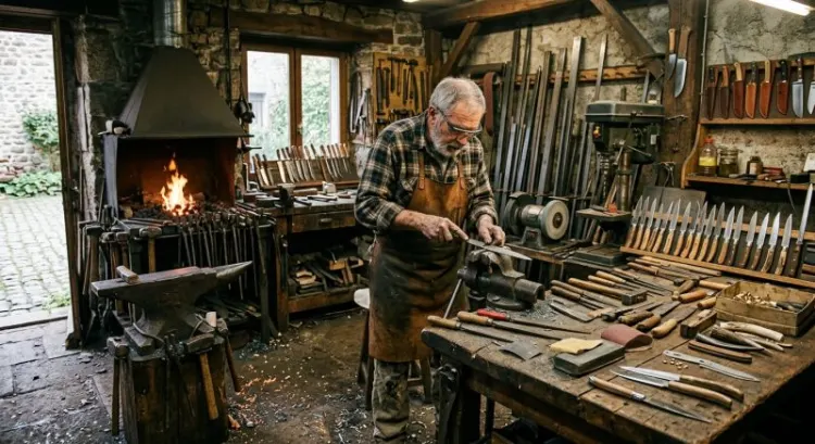 Coutelier, tourneur sur bois, luthier : les artisans qui fabriquent leurs outils eux-mêmes
