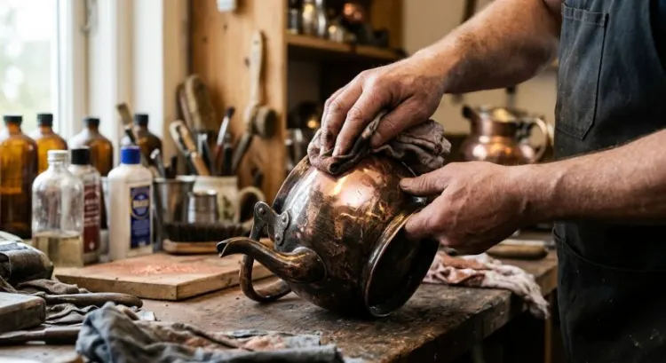 Étain, laiton, cuivre : reconnaître et entretenir les métaux de l'artisanat d'art